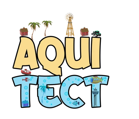 The decorated Aquitect logo